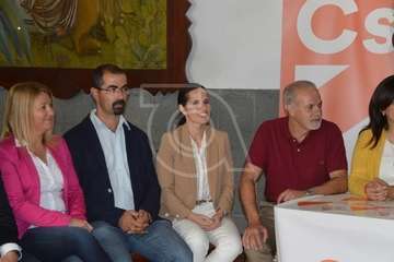 Presentación de la candidatura de CS de Telde (Foto TA)